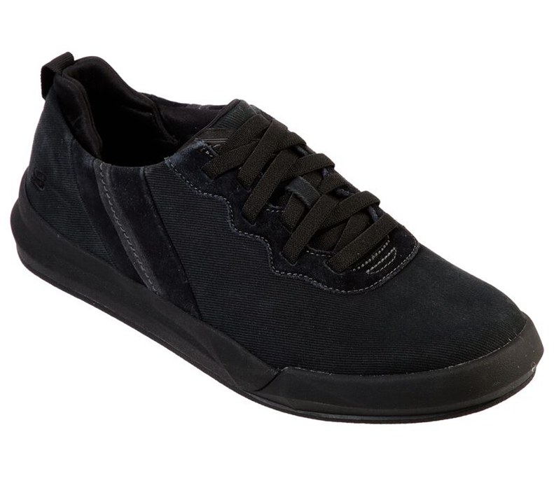 Skechers Relaxed Fit: Norsen - Valo - Mens Slip On Shoes Black [AU-DR1184]